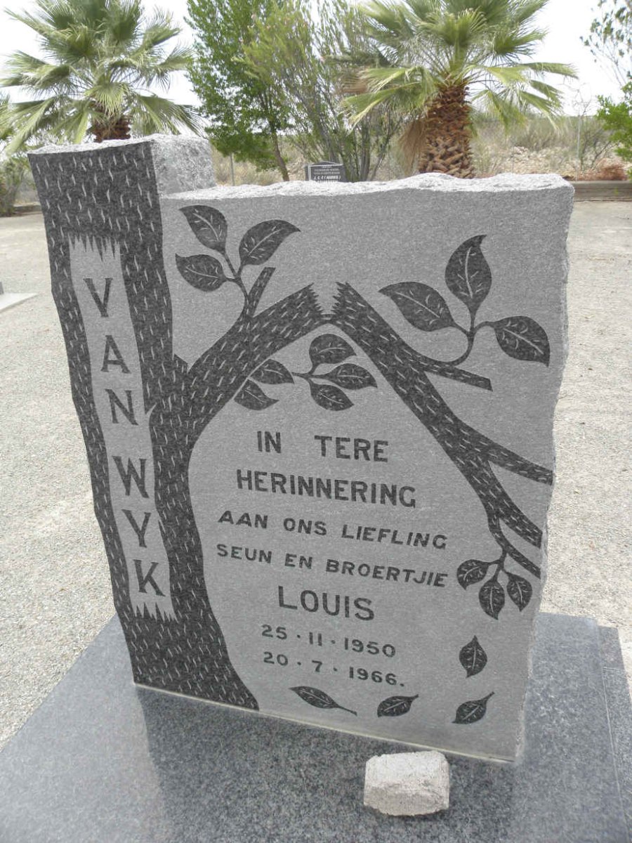 WYK Louis, van 1950-1966