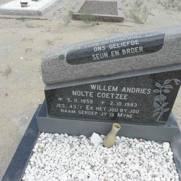 COETZEE Willem Andries Nolte 1959-1983