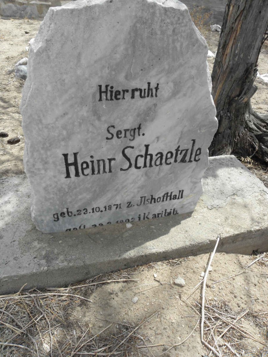 SCHAETZLE Heinr. 1871-1902