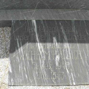 HÄLBICH Wilhelm -1943