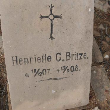 BRITZE Henriette C. 1907-1908