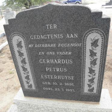 ESTERHUYSE Gerhardus Petrus 1891-1957