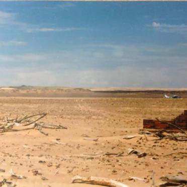 Namibia, KUNENE region, Opuwo, Skeleton Coast, Rocky Point, Memorial