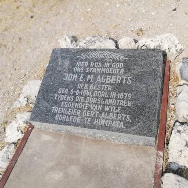 ALBERTS Joh. E.M. nee BESTER 1841-1879