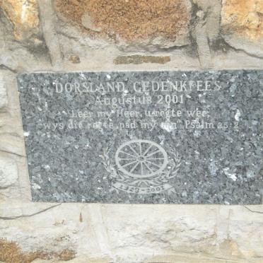 Dorsland Gedenkfees Augustus 2001