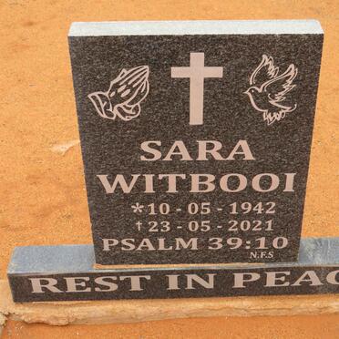 WITBOOI Sara 1942-2021