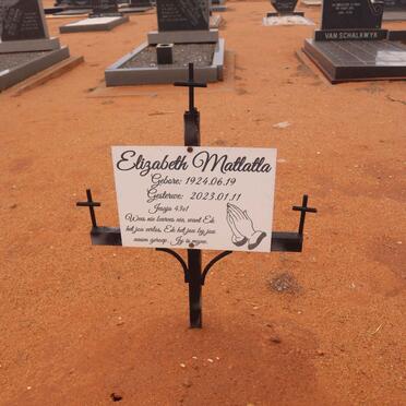 MATLATLA Elizabeth 1924-2023