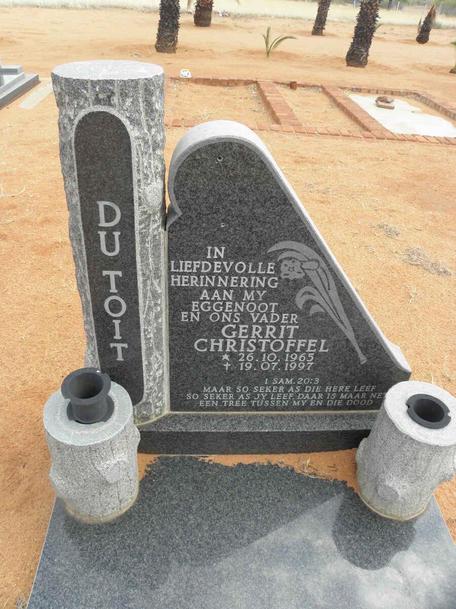 TOIT Gerrit Christoffel, du 1965-1997