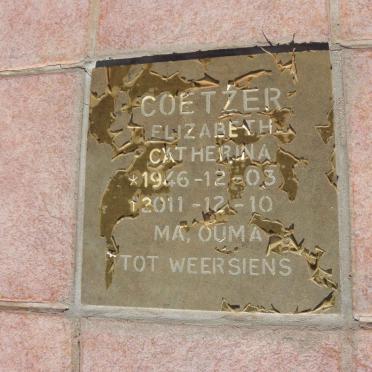 COETZER Elizabeth Catherina 1946-2011