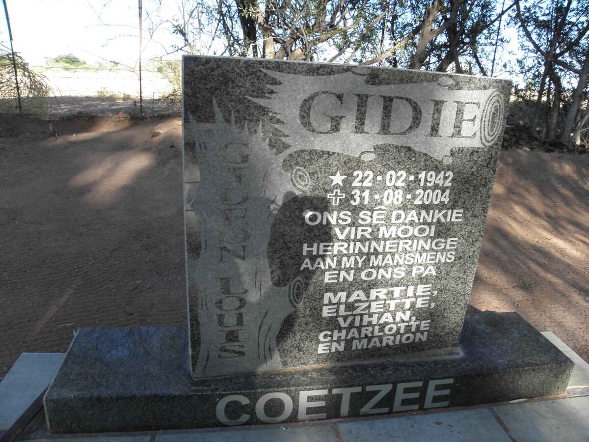 COETZEE Gideon Louis 1942-2004
