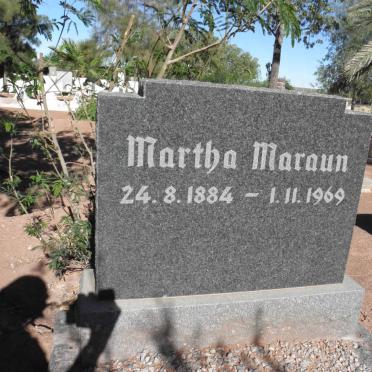 MARAUN Martha 1884-1969