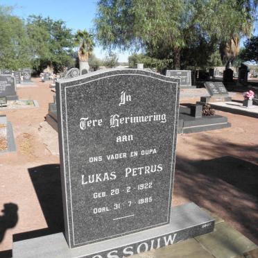 ROSSOUW Lukas Petrus 1922-1995