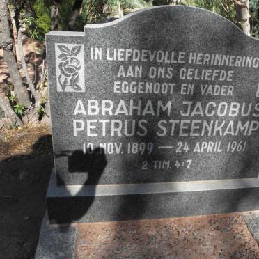 STEENKAMP Abraham Jacobus Petrus 1899-1961
