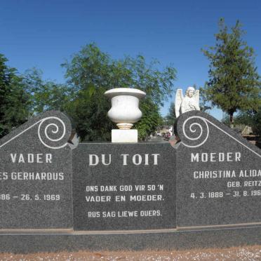 TOIT Andries Gerhardus, du 1886-1969 &amp; Christina Alida REITZ 1888-1969