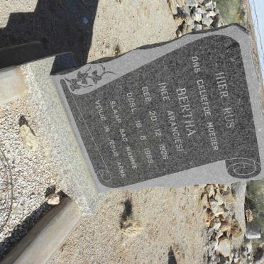 ARANGIES Berthina 1926-1969