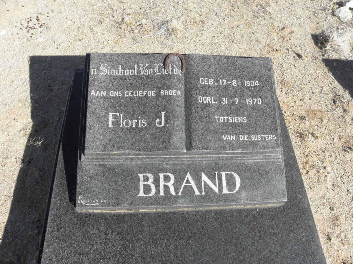 BRAND Floris J. 1904-1970