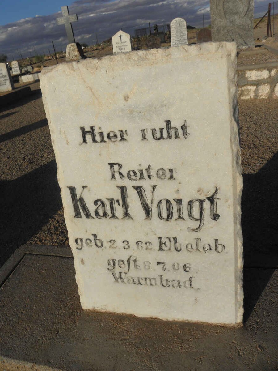 VOIGT Karl 1882-1906
