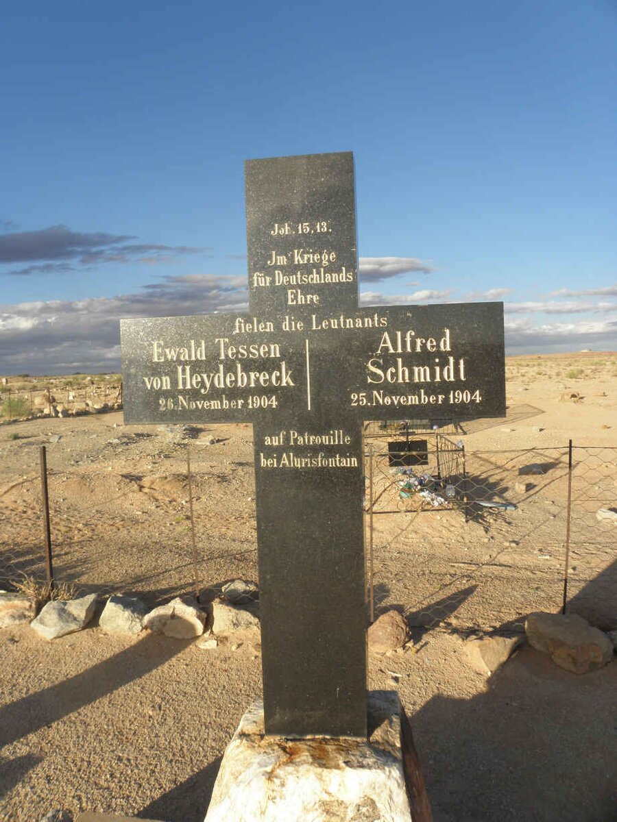 HEYDEBRECK Ewald Tessen -1904 :: SCHMIDT Alfred -1904