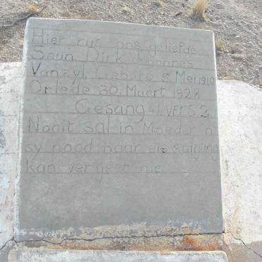 ZYL Dirk Johannes, van 1910-1928