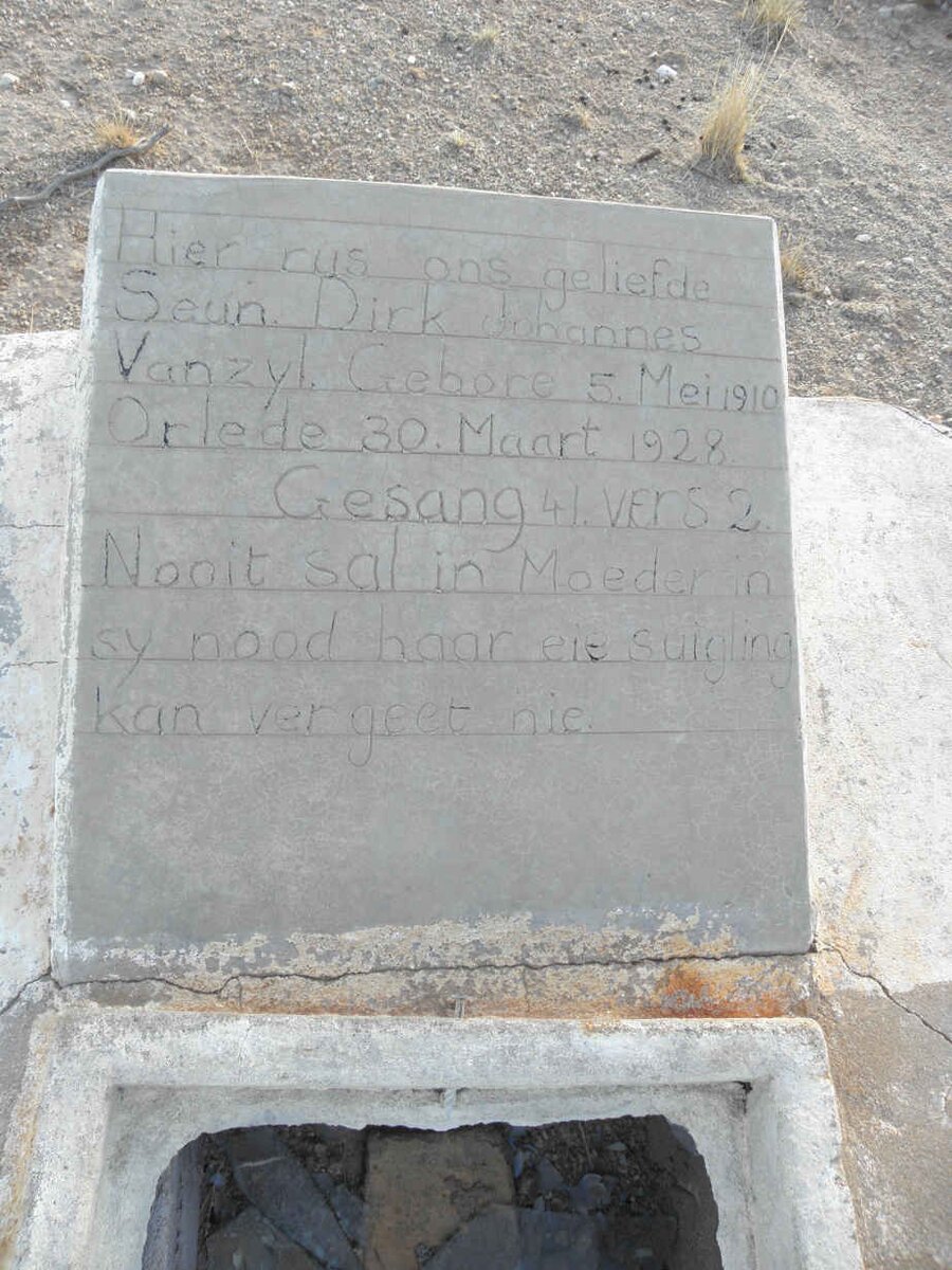 ZYL Dirk Johannes, van 1910-1928