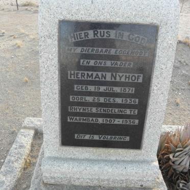 NYHOF Herman 1871-1936