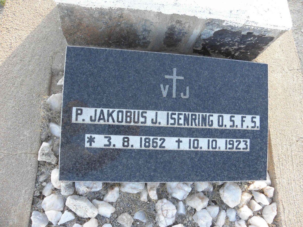 ISENRING P. Jakobus J. 1862-1923