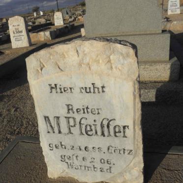 PFEIFFER M. 1883-1906