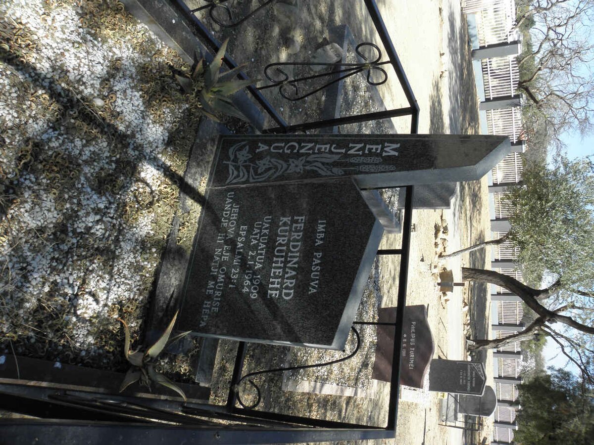 MENJENGUA Ferdinard Kuruhehe 1909-1964