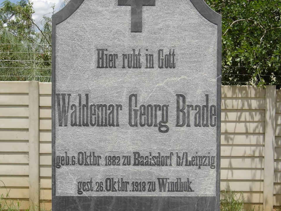BRADE Waldemar Georg 1882-1918