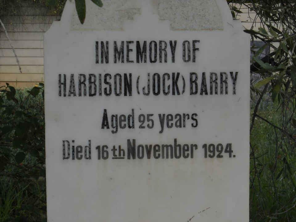 BARRY Harbison -1924