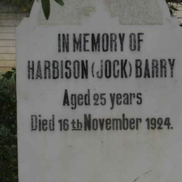 BARRY Harbison -1924