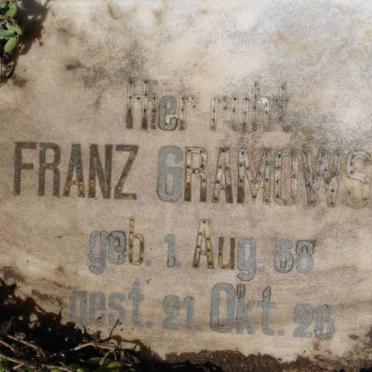 GRAMOWSKI Franz 1868-1926