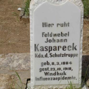 KASPARECK Johann 1884-1918