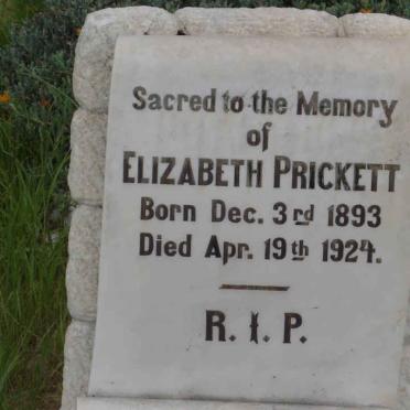 PRICKETT Elizabeth 1893-1924