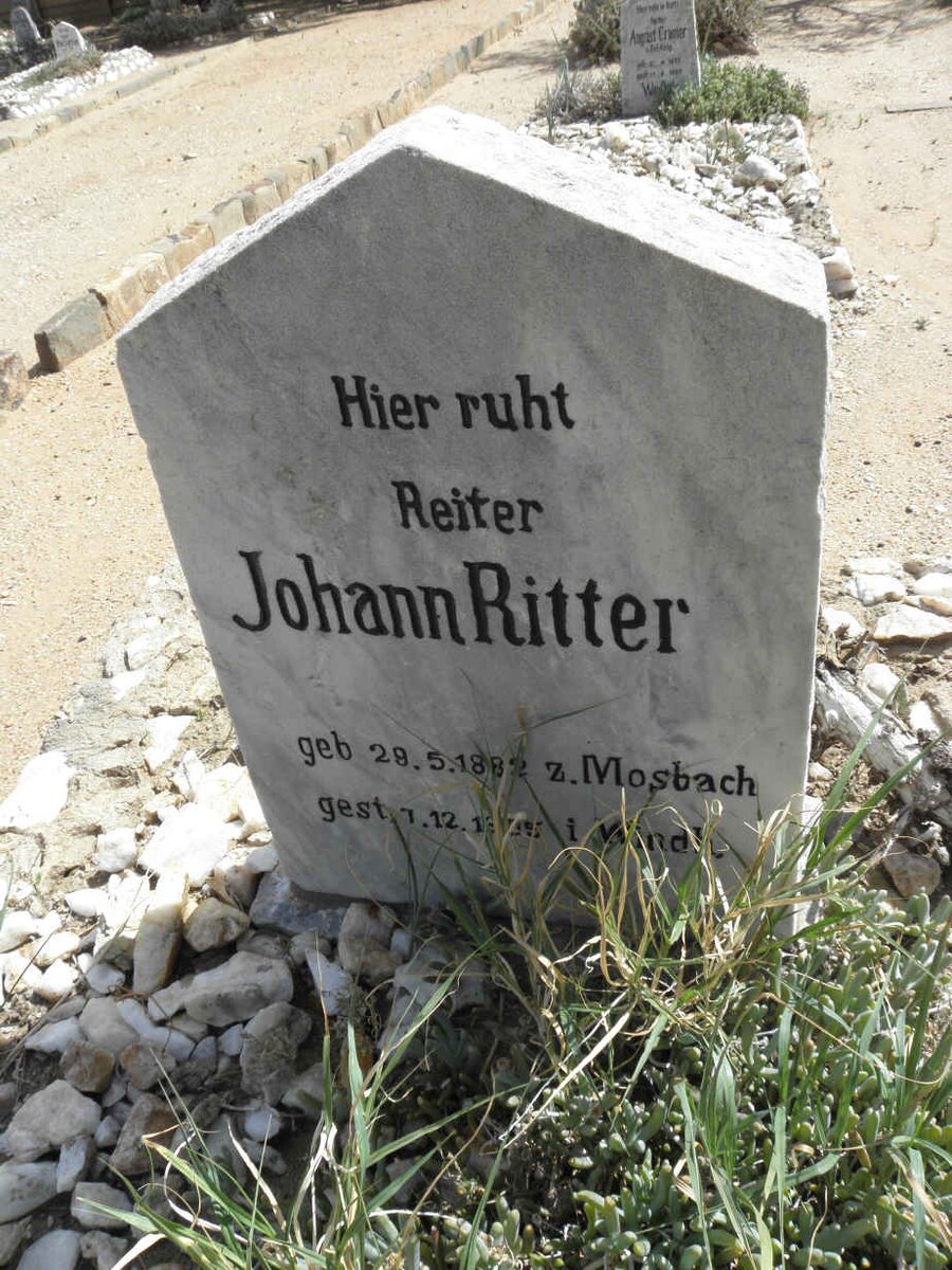 RITTER Johann 1882-1905