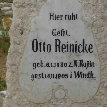 REINICKE Otto 1880-1905