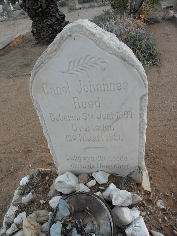 REED Canel Johannes 1894-1921