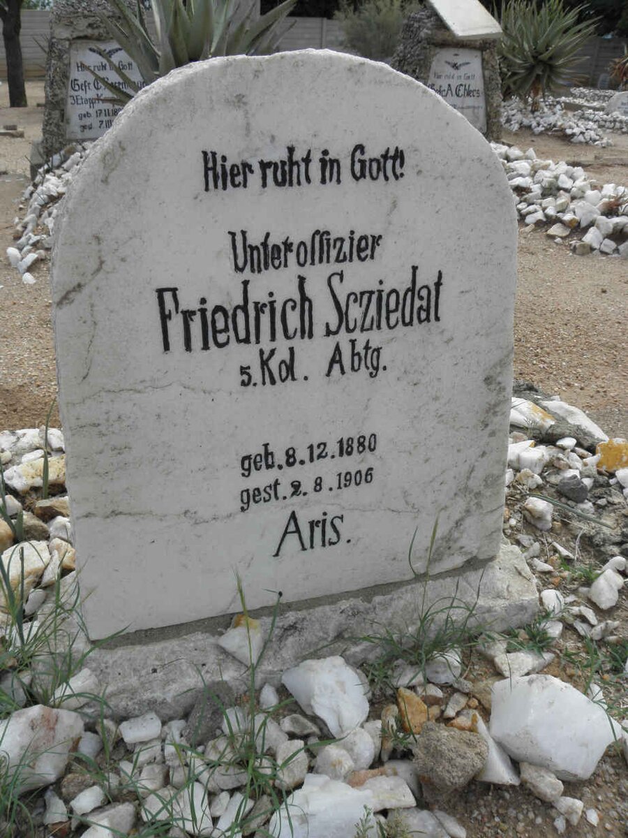 SCZIEDAT Friedrich 1880-1906