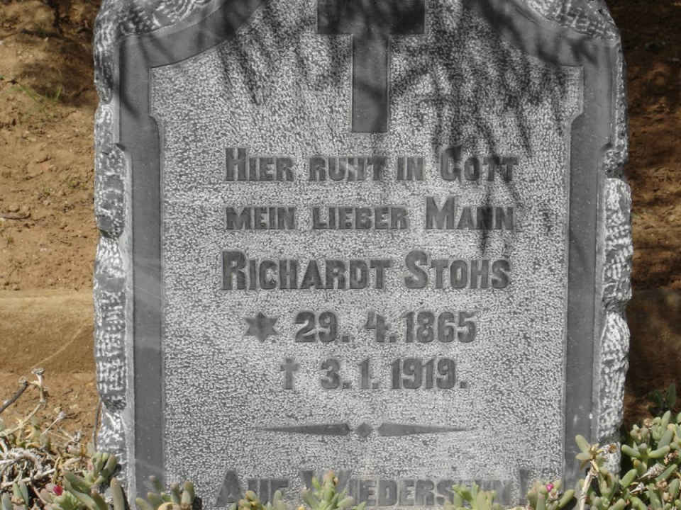 STOHS Richardt 1865-1919
