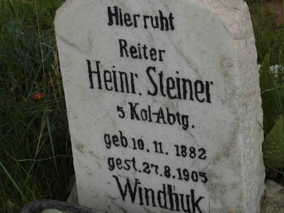 STEINER Heinrich 1882-1905