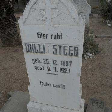 STEEB Willi 1897-1923