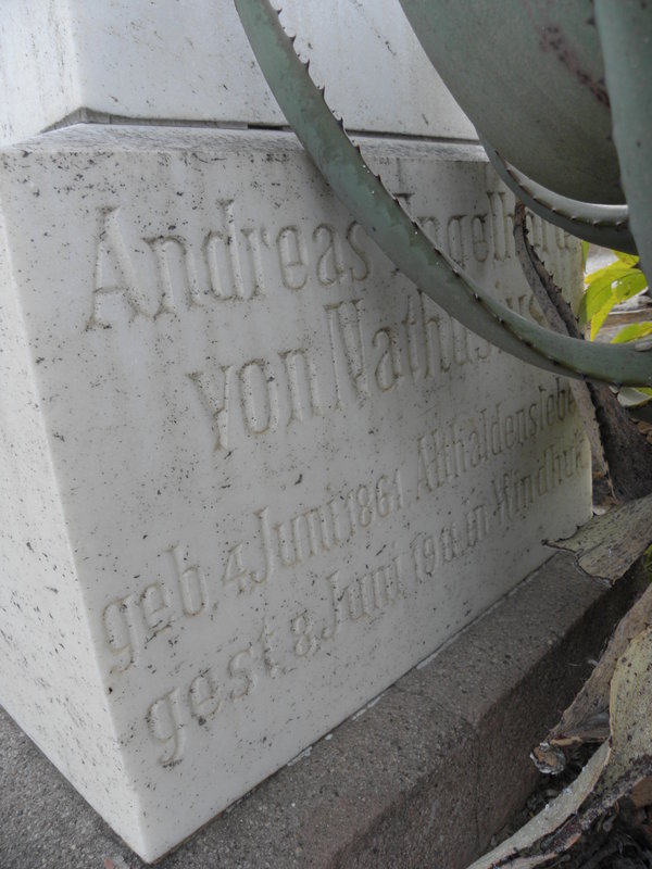 ?NATHU? Andreas Engel?, von 1861-1911