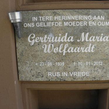 WOLFAARDT Gertruida Maria 1935-2012