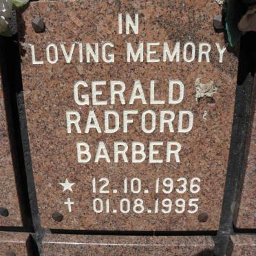 BARBER Gerald Radford 1936-1995