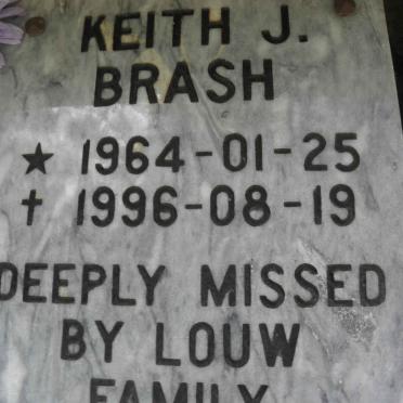 BRASH Keith J. 1964-1996