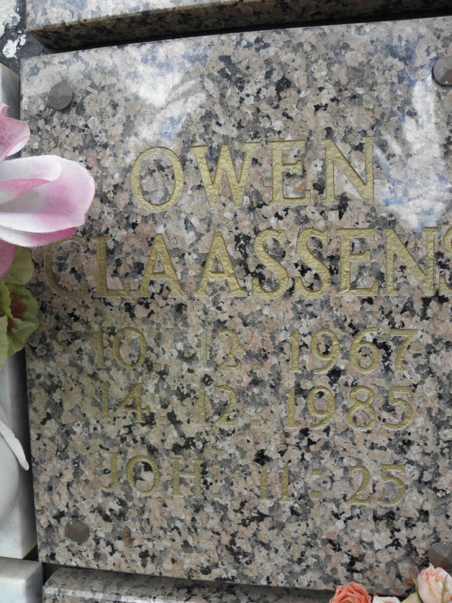 CLAASSEN Owen 1967-1985