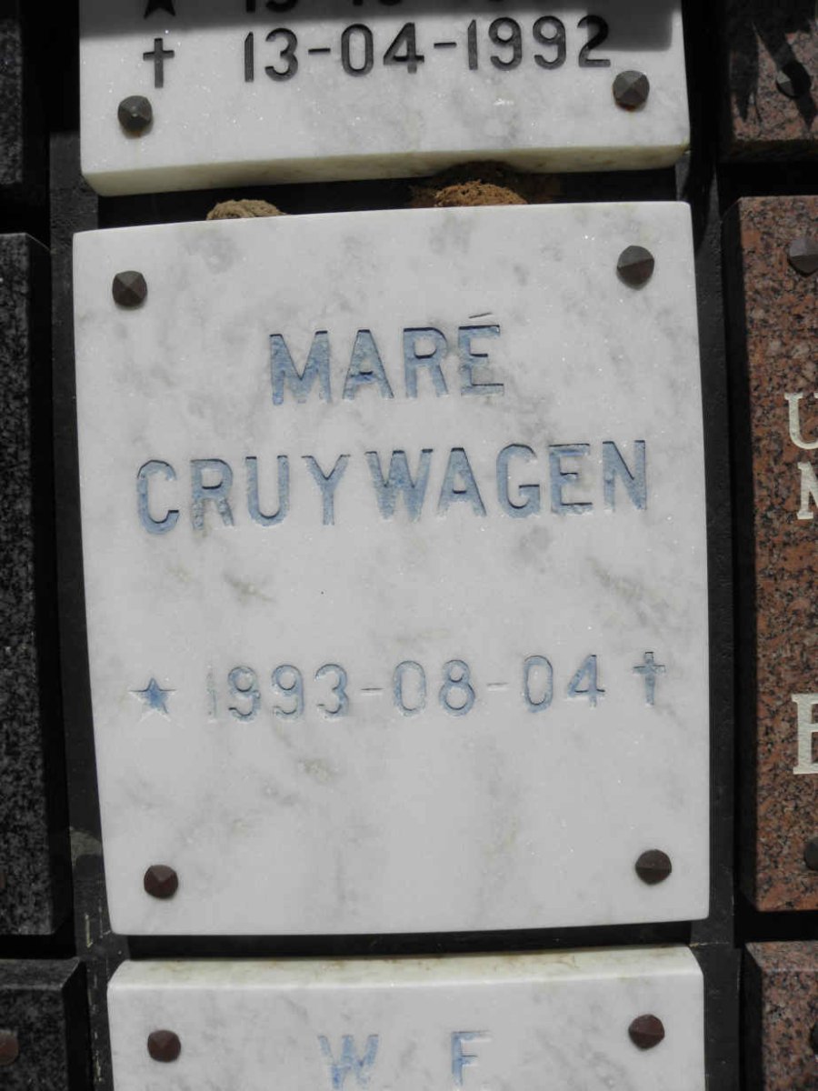 CRUYWAGEN Maré 1993-1993