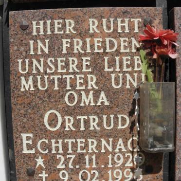 ECHTERNAG? Ortrud 1920-199?