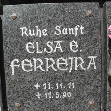 FERREIRA Elsa E. 1911-1990