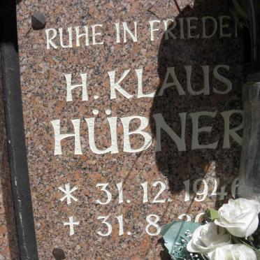 HÜBNER H. Klaus 1946-20??